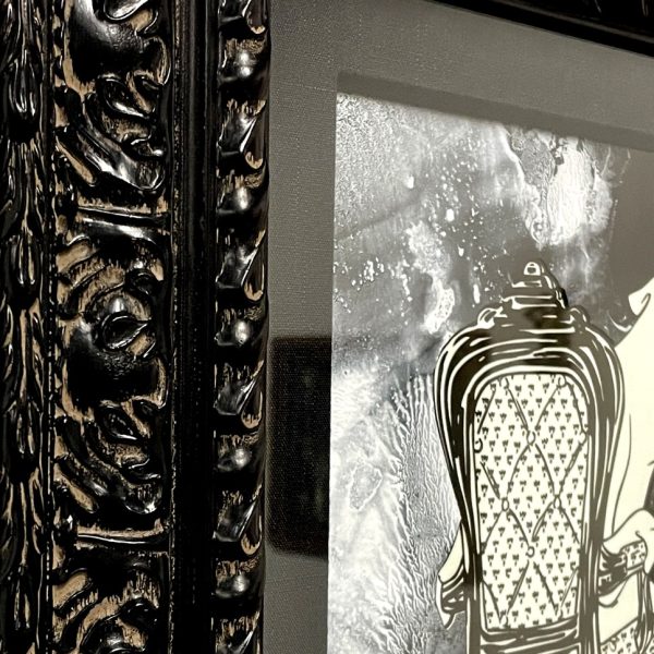 Ghost of Lestat (Dark), Mixed Media, 16.5