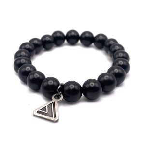 Lightcode Shungite Bead Bracelet (10mm)