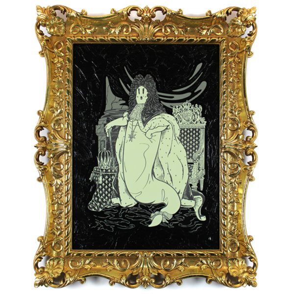 Ghost of Louis XIV, Mixed Media, 22.5