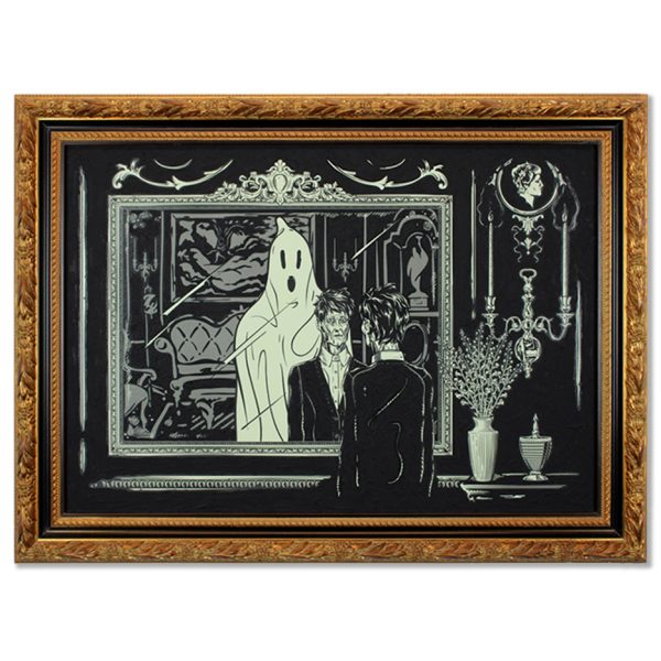 Ghost in the Mirror, Mixed Media, 24.5