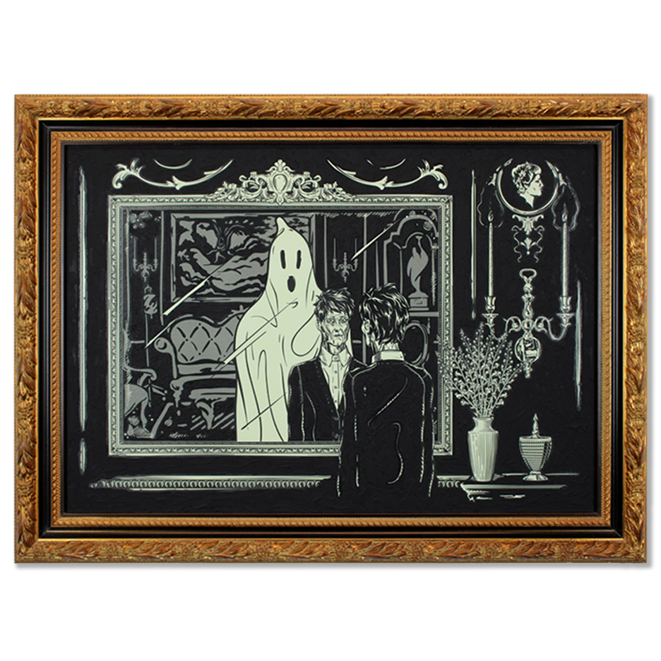 Ghost in the Mirror, Mixed Media, 24.5