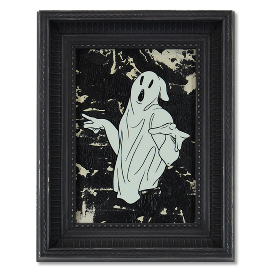 Mr. Spooky, Mixed Media, 7.5