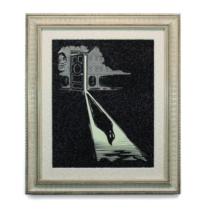 The Shadow, Mixed Media, 23.5" x 27.5"