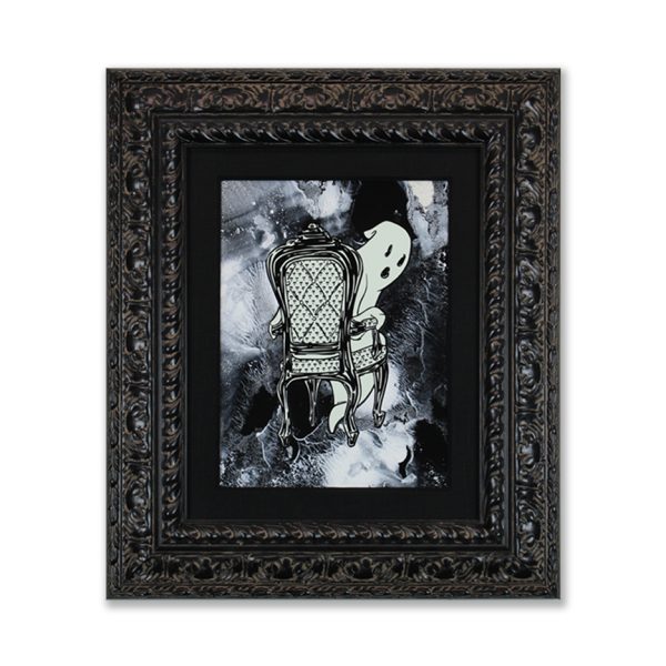 Ghost of Lestat (Dark), Mixed Media, 16.5