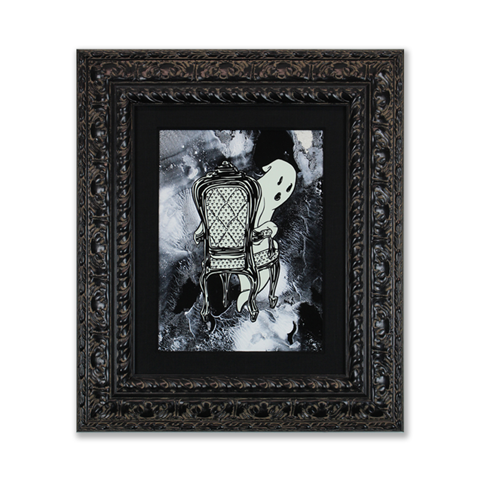 Ghost of Lestat (Dark), Mixed Media, 16.5