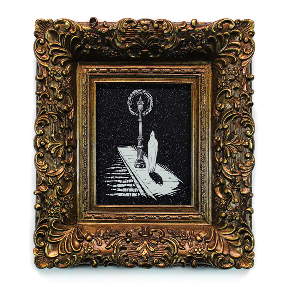 The Prowler, Mixed Media, 16.5