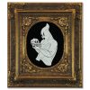 Skull Pondering Ghost, Mixed Media, 15