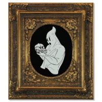 Skull Pondering Ghost, Mixed Media, 15