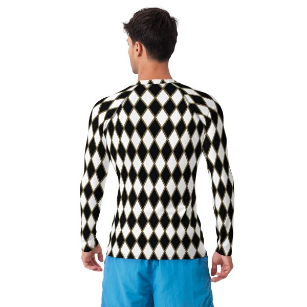 Chessboard Jester Rash Guard Shirt