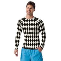 Chessboard Jester Rash Guard Shirt