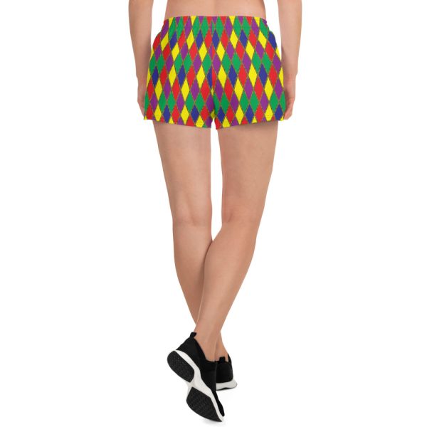 Jester Print Unisex Athletic Shorts