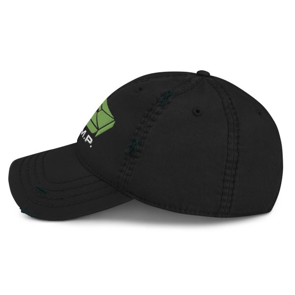 D.S.M.P. Distressed Corporate Logo Hat (Green)