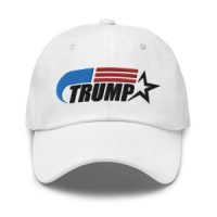 TRUMP “GODSPEED” Logo Hat, White