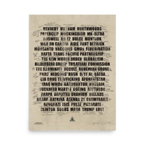 List of Grievances, 2017 Poster 18 x 24" (Ivory)