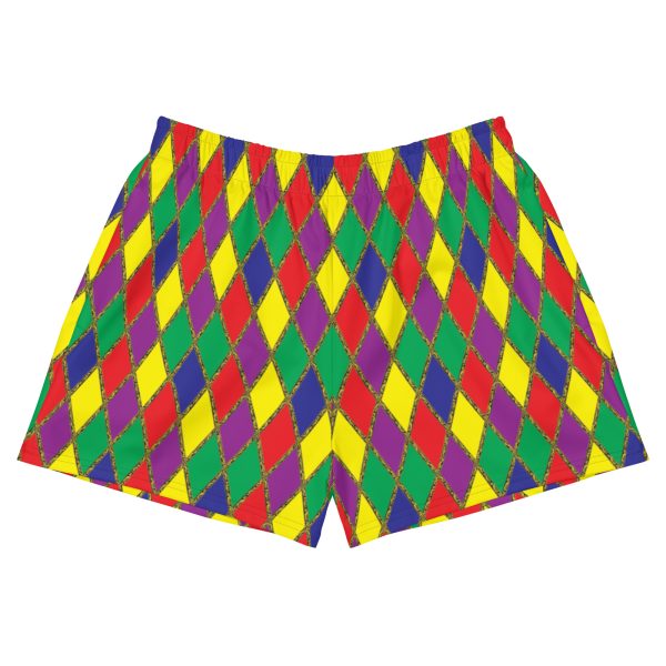 Jester Print Unisex Athletic Shorts