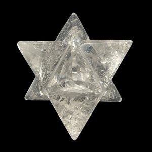 Clear Quartz Merkaba, 2"