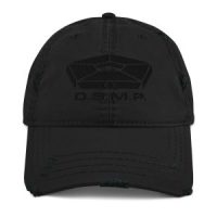 D.S.M.P. Distressed Corporate Logo Hat (Dark)