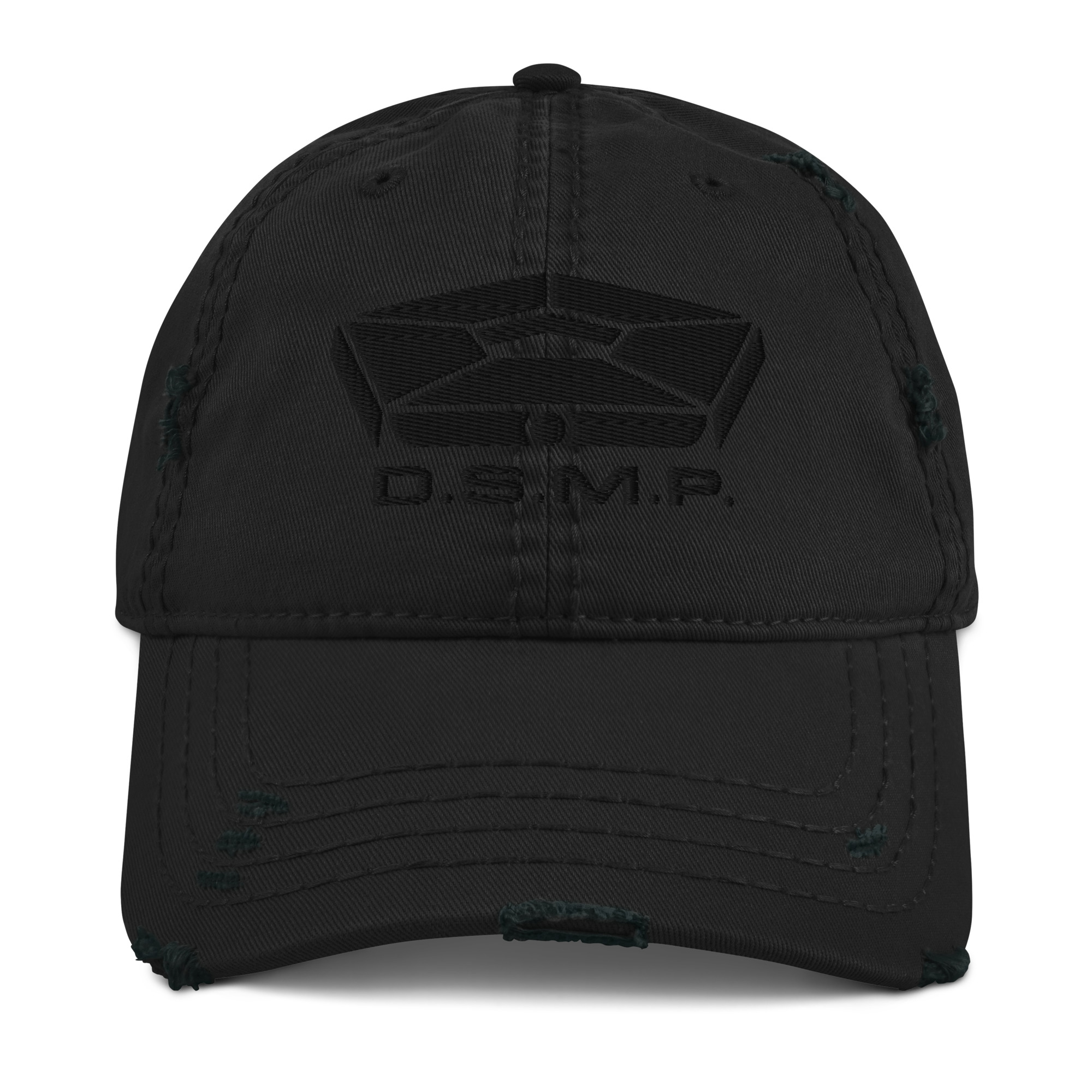 D.S.M.P. Distressed Corporate Logo Hat (Dark)
