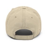 D.S.M.P. Distressed Corporate Logo Hat (Tan)