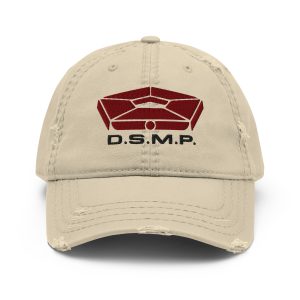 D.S.M.P. Distressed Corporate Logo Hat (Tan)