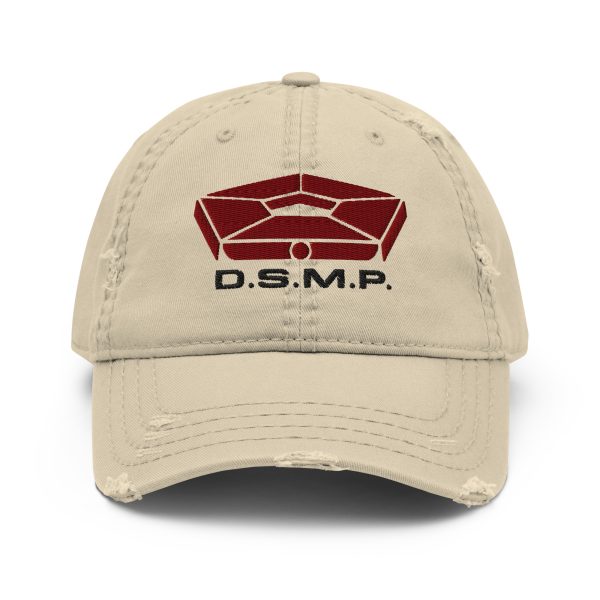 D.S.M.P. Distressed Corporate Logo Hat (Tan)