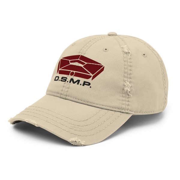 D.S.M.P. Distressed Corporate Logo Hat (Tan)