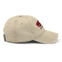D.S.M.P. Distressed Corporate Logo Hat (Tan)