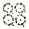 Rainbow Rutilated Quartz 10mm Bead Bracelet