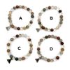 Rainbow Rutilated Quartz 8mm Bead Bracelet