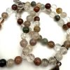 Rainbow Rutilated Quartz 8mm Bead Bracelet