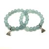 Aquamarine Bead Bracelet (10mm)