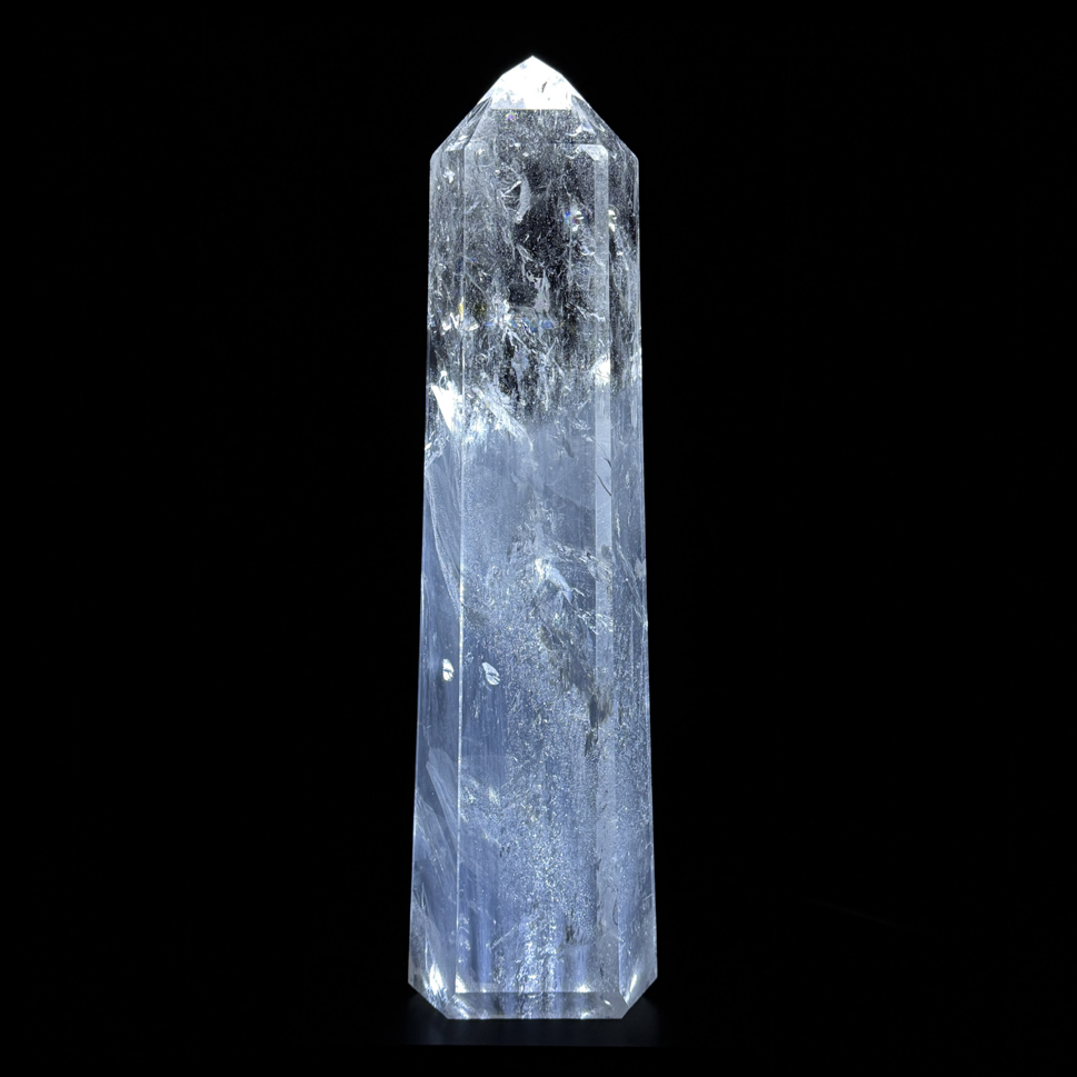 Giant Quartz Polished Obelisk 15.5