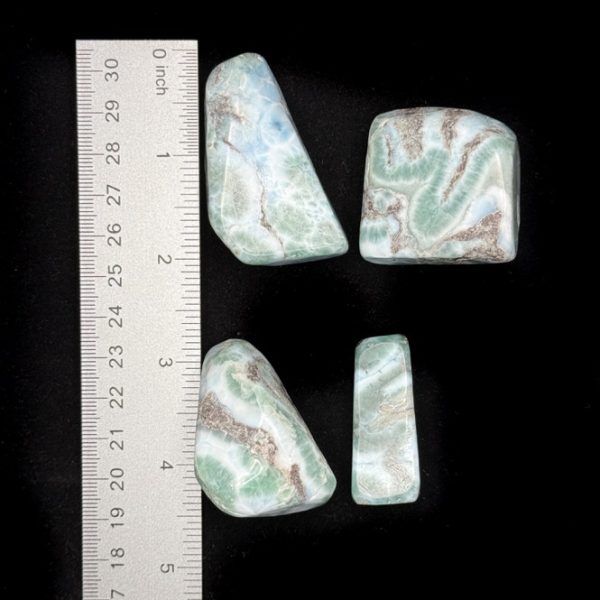 Dark Aqua Larimar Tumbled, Dominican Republic