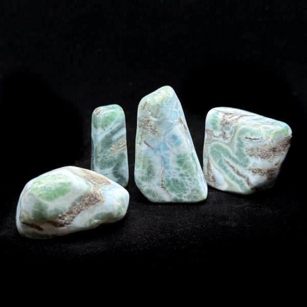 Dark Aqua Larimar Tumbled, Dominican Republic