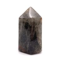 Tourmaline Phantom Quartz Polished Point 2.5