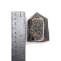 Tourmaline Phantom Quartz Polished Point 2.5