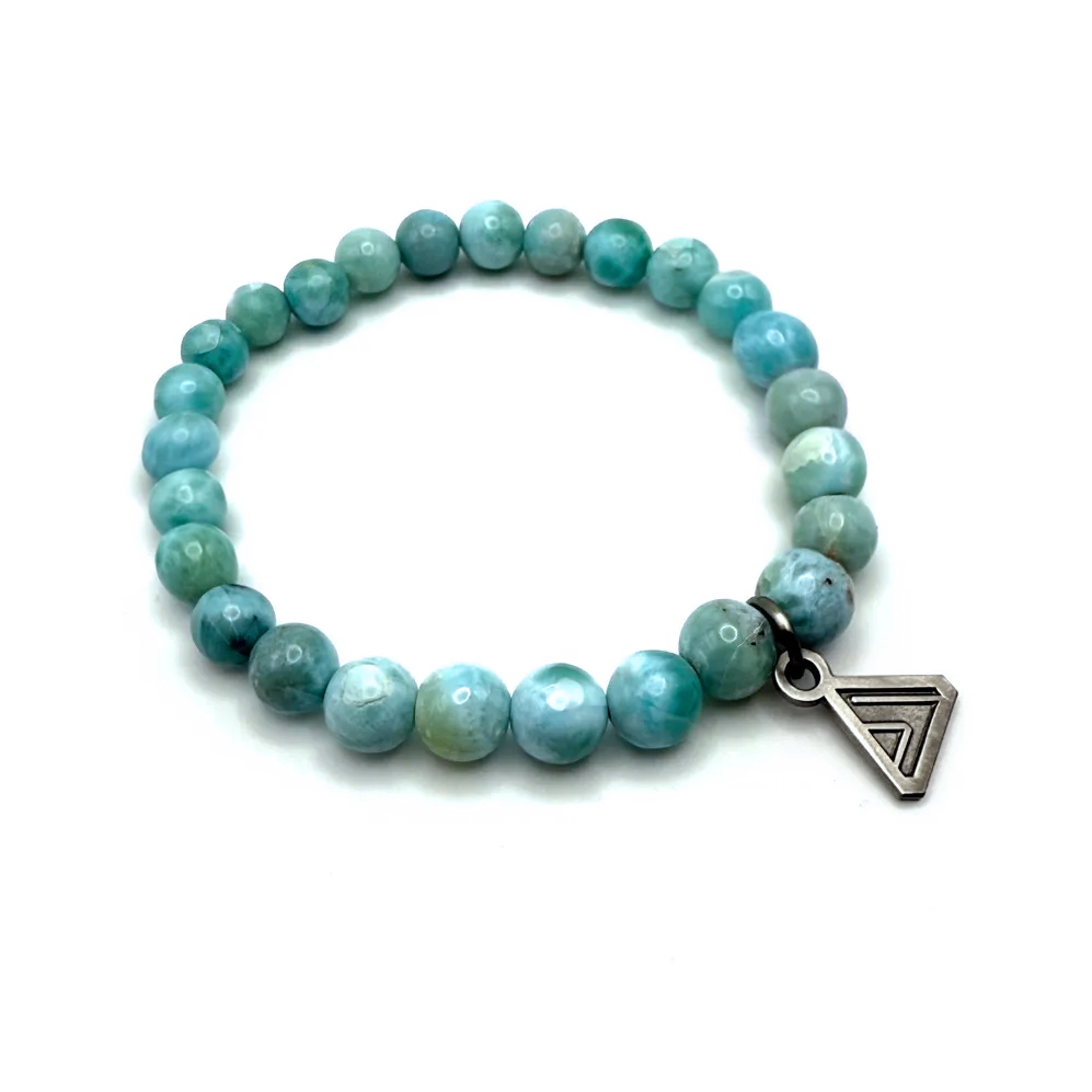 Larimar Gradient Bead Bracelet