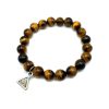 Tiger's Eye Bead Bracelet (10mm)