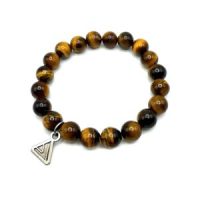 Tiger's Eye Bead Bracelet (10mm)