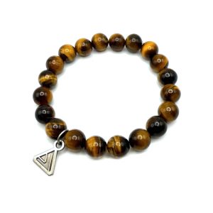 Tiger's Eye Bead Bracelet (10mm)