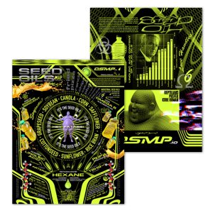 Seed Oil Map 8.5 x 11" Print