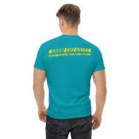 Gate Map T-Shirt (Aqua, Black, Yellow)