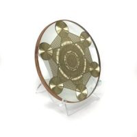 Metatron's Cube 18K Gold Pleiadian Technology Disc (4