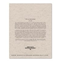 List of Grievances, 2017, 8.5 x 11 Cardstock