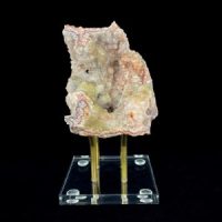 Pink Druzy Chalcedony with Sunset Amethyst