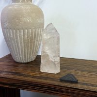 Giant Quartz Polished Obelisk 12.5