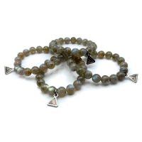 Labradorite Bead Bracelet (11mm) (AA)