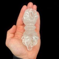 Vajra in Himalayan Quartz, Nepal (Medium)