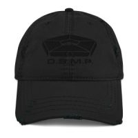 D.S.M.P. Distressed Corporate Logo Hat (Dark)