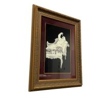 Eyeball Eating Ghost, Mixed Media, 22